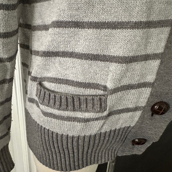 Vintage Tommy Hilfiger Striped Button Down Cardigan Sweater - Picture 4 of 10